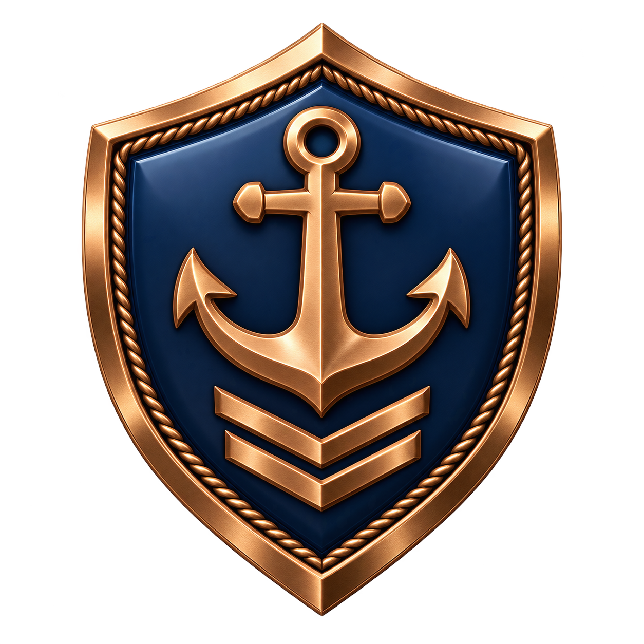 Bronze VIP shield.
